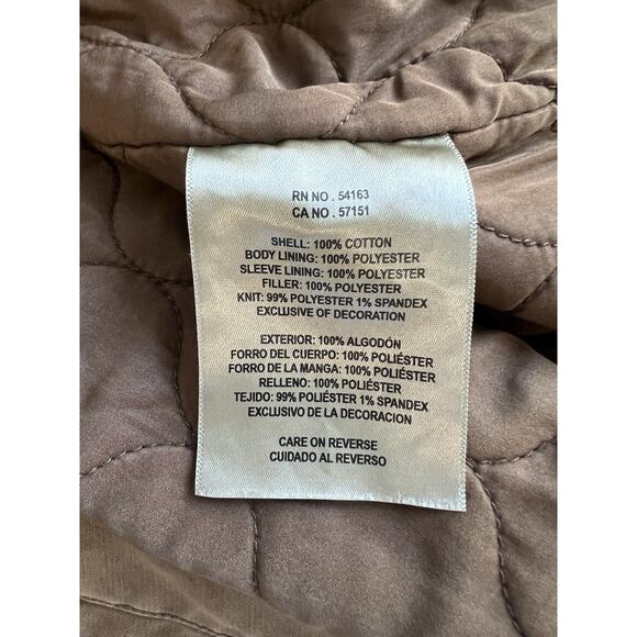 Levi's XXL Military Field Barn Chore canvas Retro utility insulate Jacket Brown - Picture 8 of 15